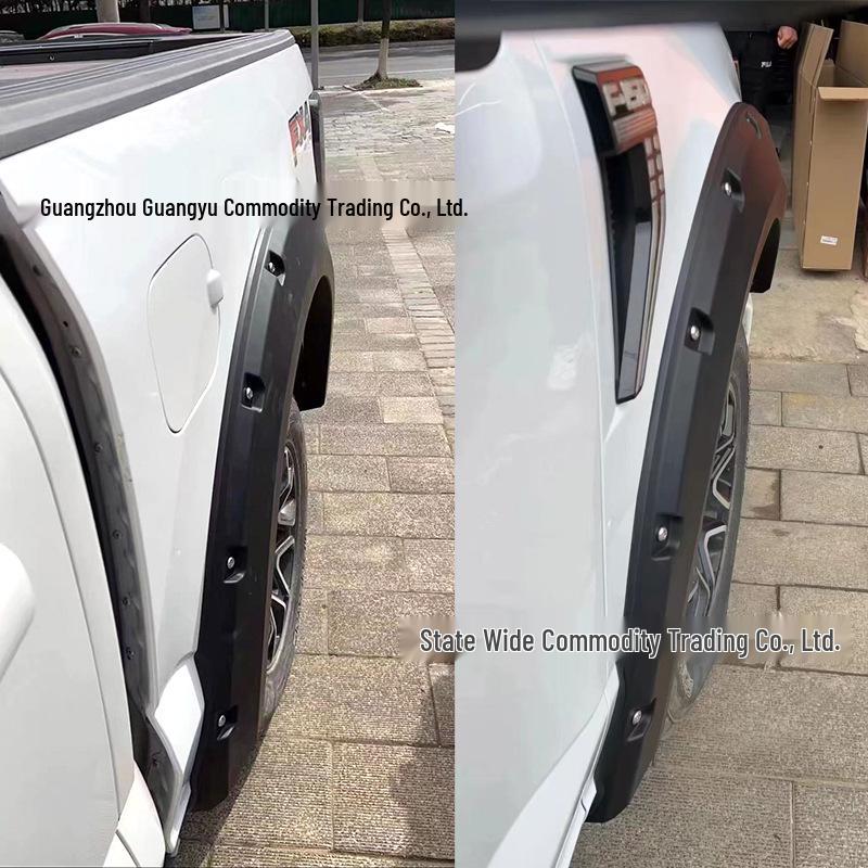 Совместимо с расширителями арок Ford F150 Wide Body 21-25 с заклепками и декоративными накладками