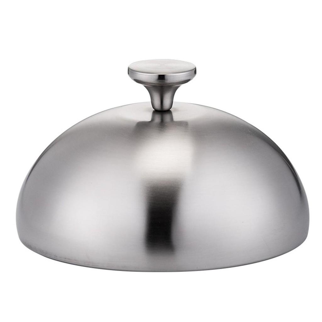 Крышка-купол для еды из нержавеющей стали, крышка для стейка, дизайн, пригодный для мытья в посудомоечной машине
