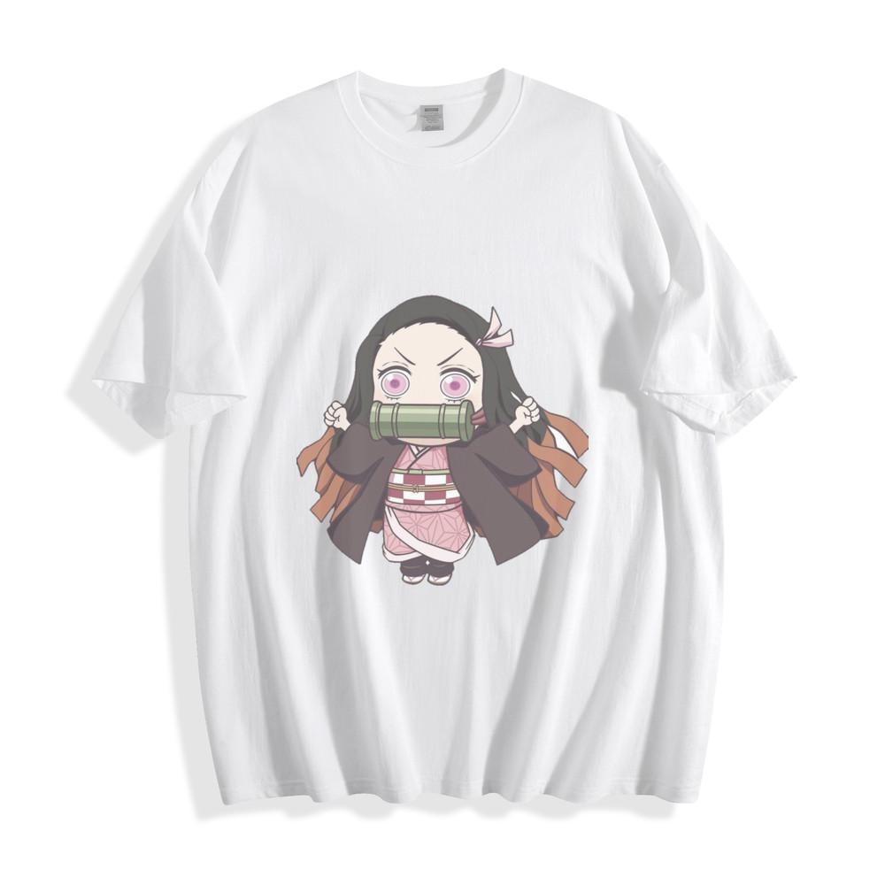 DemonSlayer Nezuko Kamado T-Shirt - Chibi Bamboo Design Unisex Tee