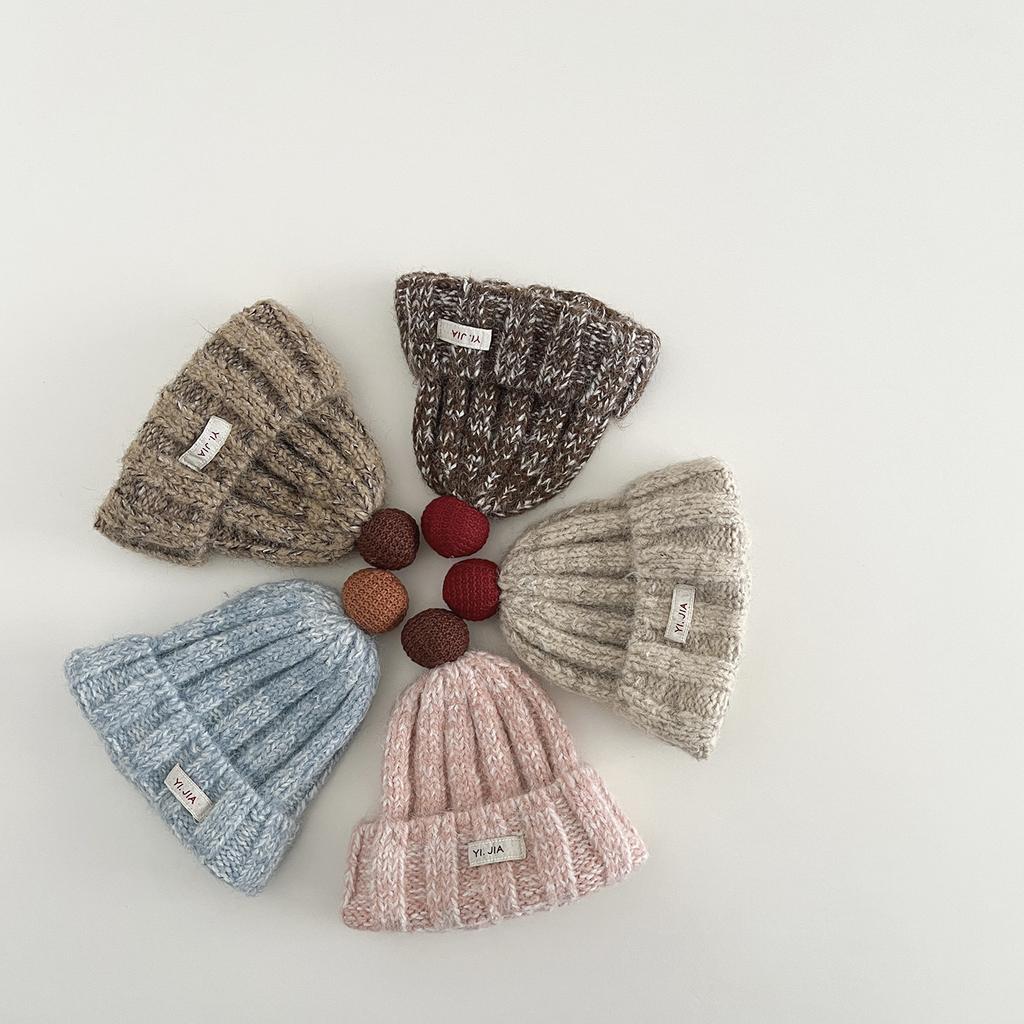 Новая детская вязаная шапка с зимней теплой шапочкой для мальчиков девочек милая шапочка для младенцев и малышей мягкая шапка с ушками подарок 2-6 лет