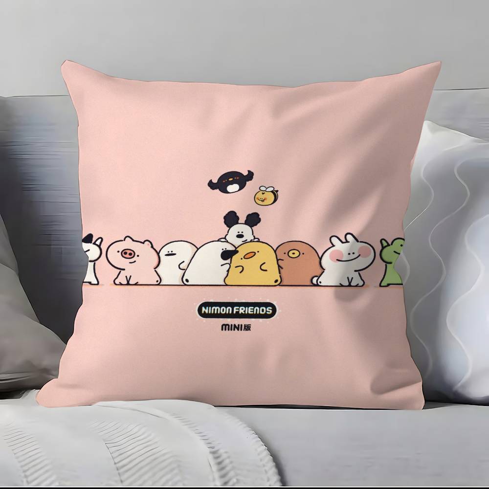 Cute Ip Portrait Anime Pillow Case Pillowcase Soft Skin Friendly & Comfortable With A Hidden Zipper