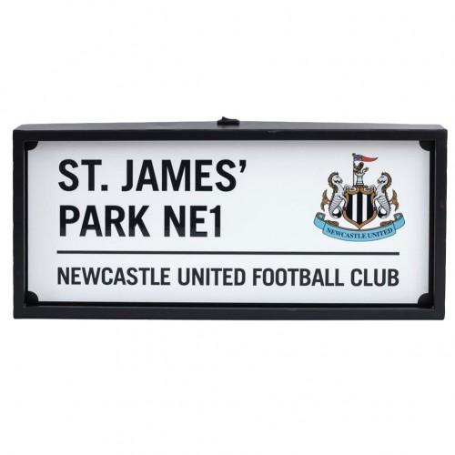 Newcastle United FC Металлическая светодиодная уличная вывеска