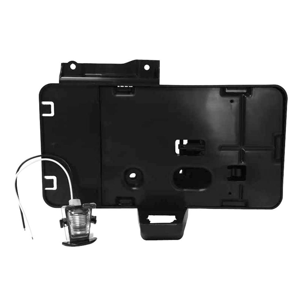Для Jeep Wrangler JK 2007-2017 Задний держатель номерного знака Рамка номерного знака Монтажный кронштейн с подсветкой