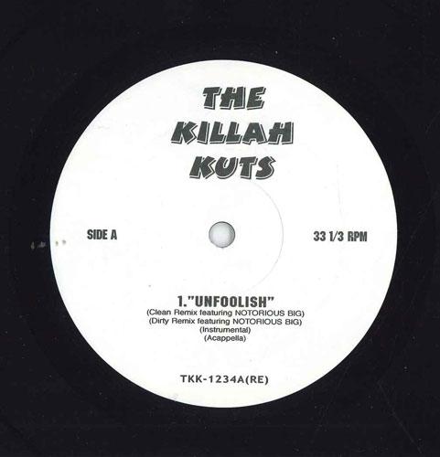 12-дюймовая пластинка VARIOUS - The Killah Kuts TKK1234 The Killah Kuts 2002 US Рэп и хип-хоп/R&B Б/У