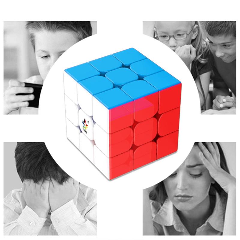 3x3 Magic Cube Magnetic Cube Smooth Rotating Educational Puzzle Toy for Kids Adults