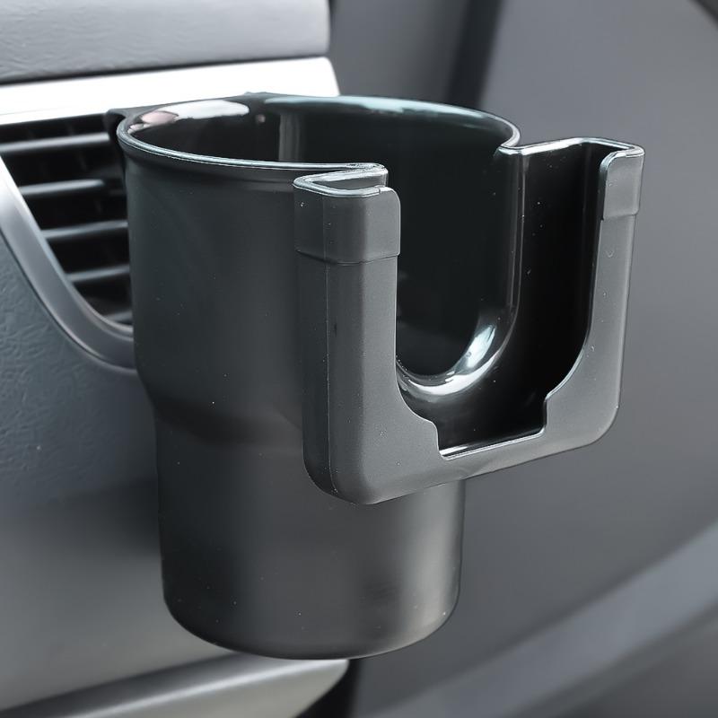 Multipurpose Car Storage Cup Holder Universal Automatic Air Vent Outlet Car Door Hanging Drinks Cup Holder Mobile Phone Holder