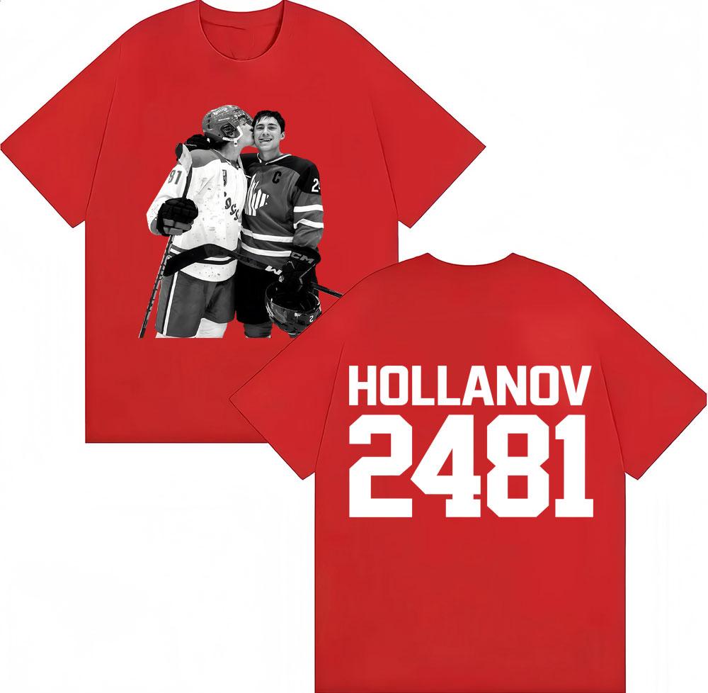 2026 Hot Heated Rivalry Shane Hollander Ilya Rozanov Hollanov 2481 T Shirts Men Vintage Fashion T Shirt Cotton Male Tshirt