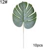 10 шт. искусственные растения поддельные листья монстеры для декора стен гостиной и вечеринки