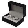 1 Pair Excavator Shape Cufflinks Man's Shirt Studs Silver Plated for Business Wedding Party