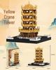 Yellow Crane Tower & Tengwang Pavilion Architectural Model Building Blocks - Educational Toy & Desktop Ornament