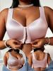 Women S Front Closure Push Up Plus Size Smooth Sports Bra No Underwire