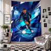 Kylian Mbappe Wall Tapestry Home Decor Wall Hanging Cloth for Bedroom Living Room Background