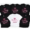 Birthday Squad T Shirts for Women Clothes Birthday Party Shirt Casual Tee Shirt Clothing Birthday Queen Womans Girl Tops Clothes