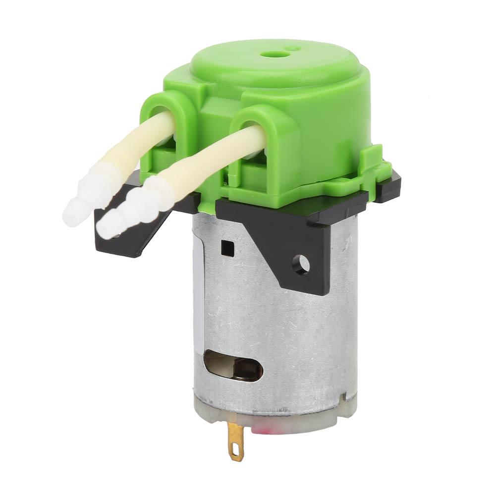 D-2 2*4mm 12V Peristaltic Liquid Pump Dosing Pump for Laboratory Analytic(Green)