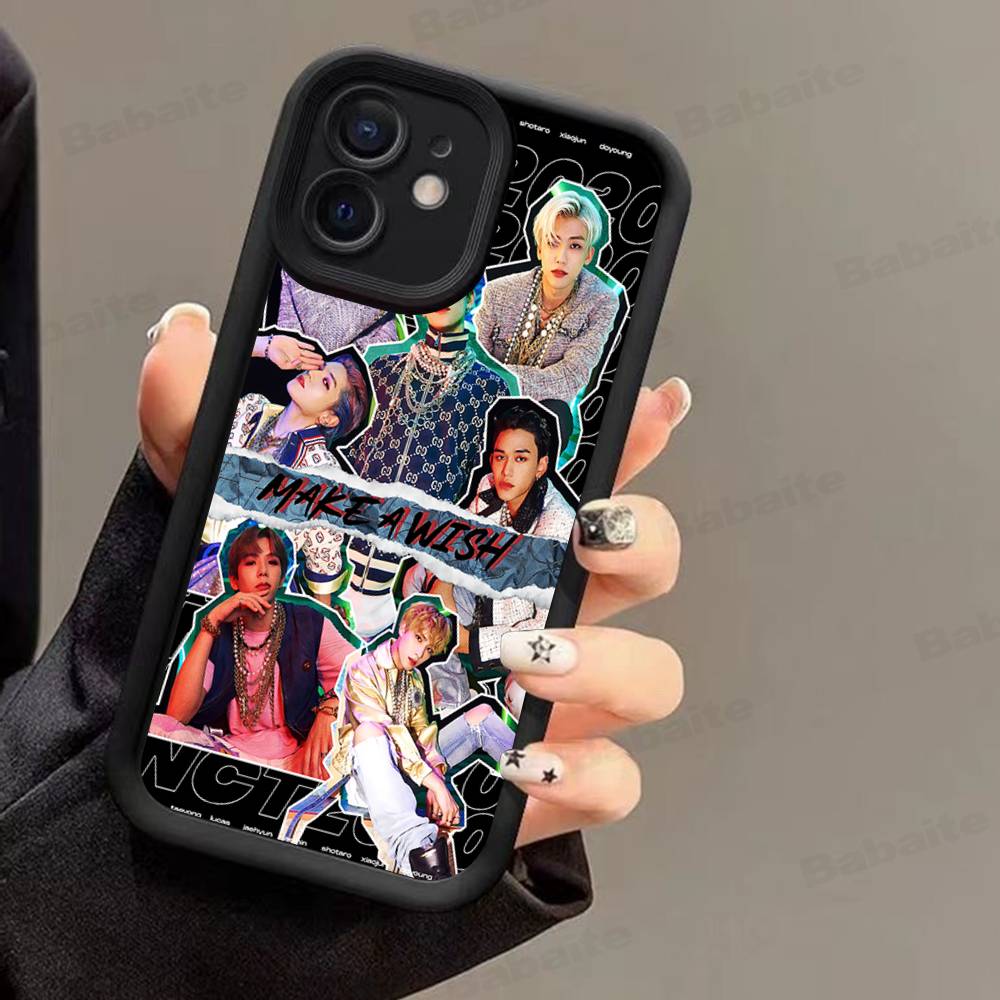 Band N-NCT MUSIC For IPhone 17 Pro Max 16 15 14 13 12 11 Plus Black Soft Phone Cover