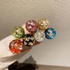 Vintage 1PC Japan Gold Foil Women Metal Hair Clasp Hair Accessories Hairpin Hair Stick