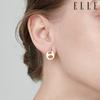 Urban 14K Round Cubic Zirconia Earrings (Gold Pin) ELGPEE382
