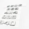 550G 4X4 850 550 D35 B40 D6S B63 3D Letters Chrome Silver Emblem Sticker For W464 Series Car Fender Trunk Rear Badge Sticker