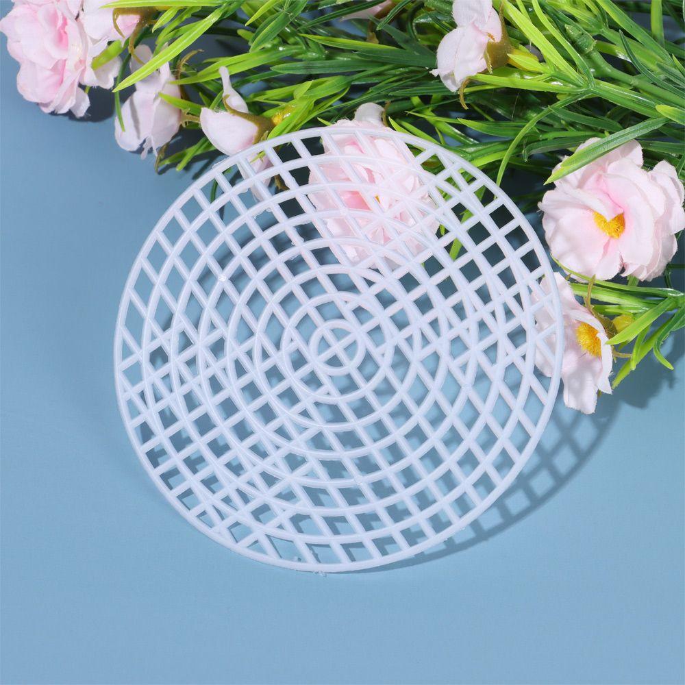 Белый DIY Ассистент для плетения сумок Плетеный материал Сетчатая пластина Вязаная деталь