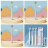Tongue Scraper Three Sided Children Toothbrush Deep Oral Baby Oral Cleaner Student