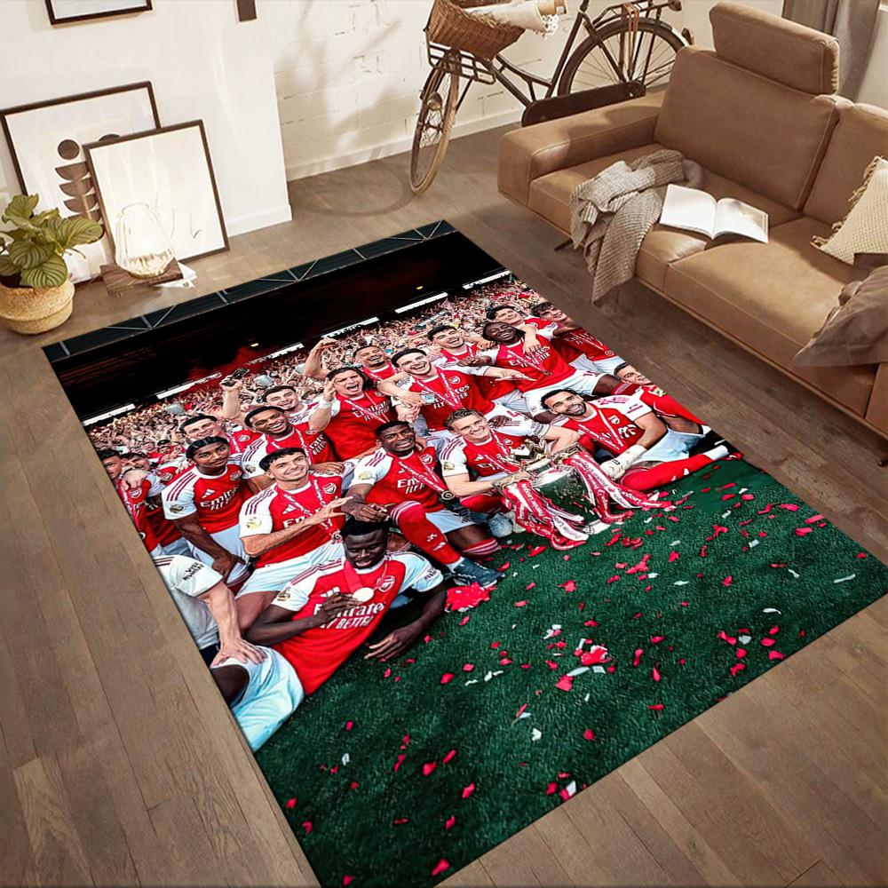Arsenal Floor Rug Office Rug Design for Playrooms Bedrooms Foyer Decorate room Antislip Carpet Office home decor Perfect Gift for Friends & Family