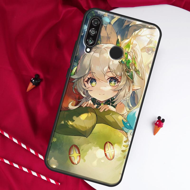 Кейс для Huawei Nova 10 SE 9 5T 12s 12i 11i Y91 Y90 Y60 Y70 Y72 Y61 P20 P30 P40 Lite P60 Pro с Нахидой из Genshin Impact