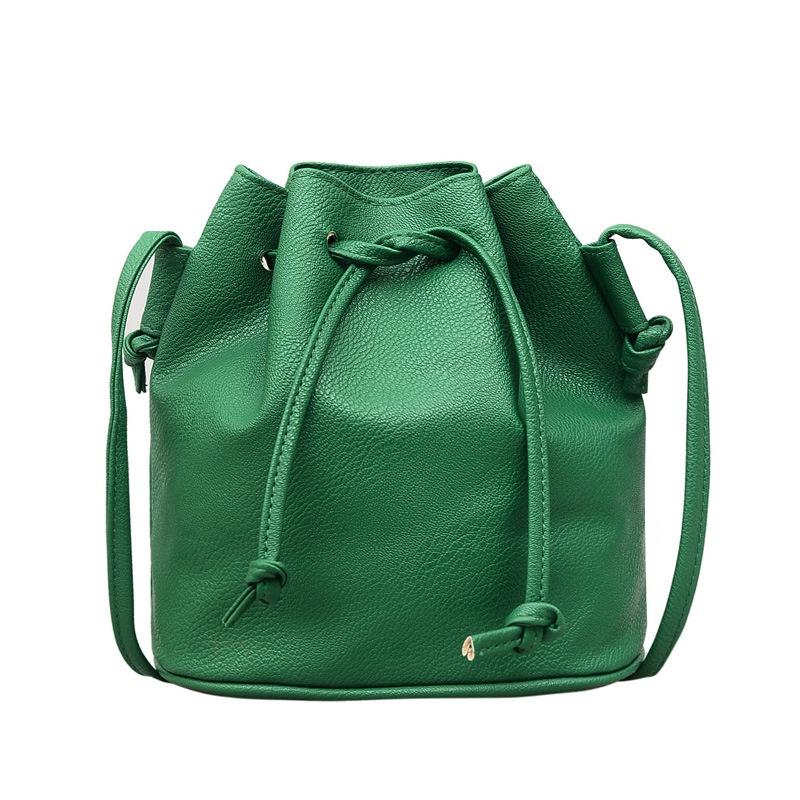 Элегантная женская сумочка-ведро, хит продаж, маленькая, из искусственной кожи, на плечо, кроссбоди, с вневременным дизайном