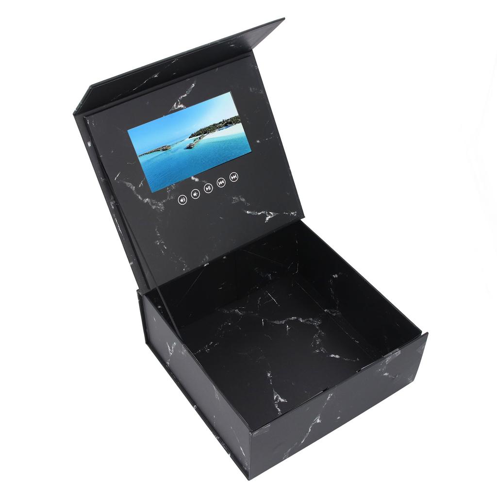 7 Inch LCD Display Video Greeting Card Present Box Wedding Invitation Electronic Video Gift Box for