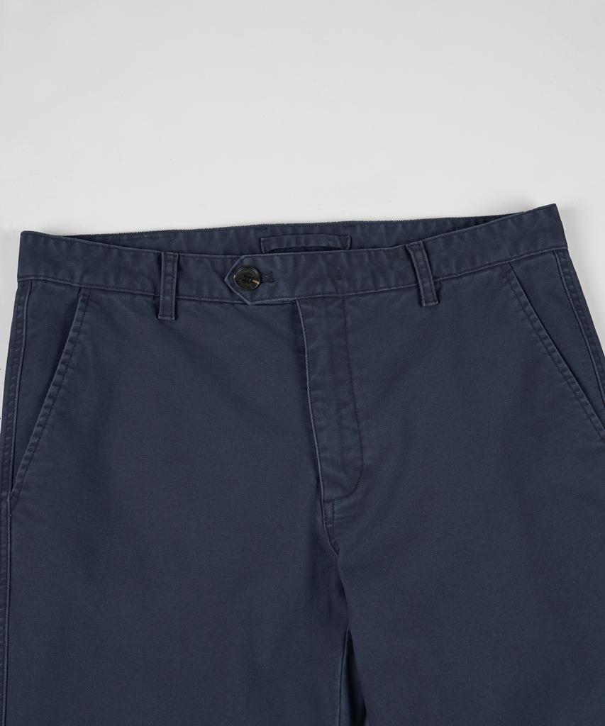 BIRBANTE Хлопковые брюки чинос со спандексом, garment-washed - Темно-синие