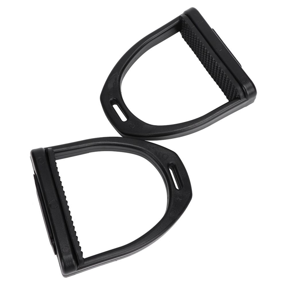 2pcs Wear Resistant Non-slip Rubber Pad Stirrups Plastic Horse Riding Stirrups Horse Riding