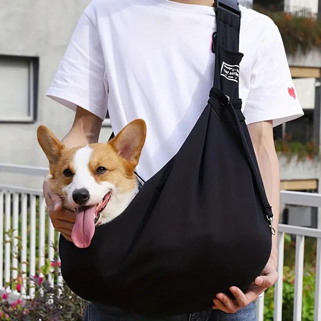 Adjustable Pet Dog Carrier Bag Outdoor Travel Puppy Single Shoulder Bags Dogs Comfort Sling Handbag Puppy Tote Pouch