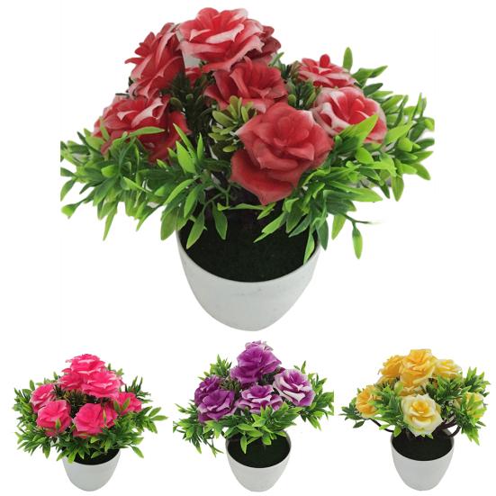 1Pc Potted Artificial Flower Stage Garden Wedding Home Party Decoration Props