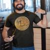 Смешная футболка Bitcoin Криптовалюта Капающий Логотип Печатный Подарок Унисекс Футболка Топ