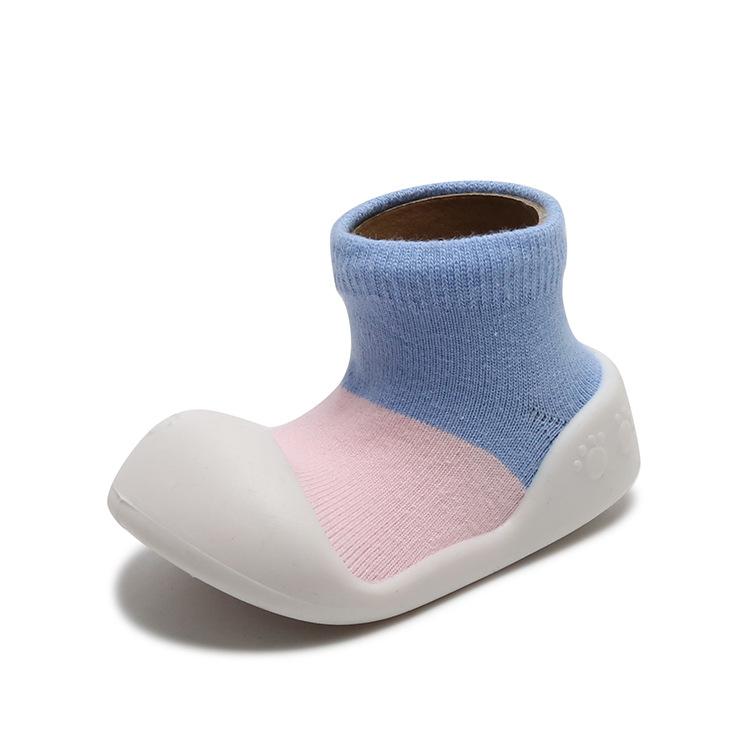 Детские прогулочные туфли, осенние новые цветные детские туфли, детские носки-тапочки, мягкая подошва, нескользящая детская обувь, дышащая обувь для мальчиков и девочек, Zapatillas