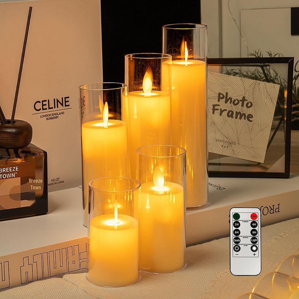 Remote Control LED Flickering Candle Cup for Weddings and Birthdays