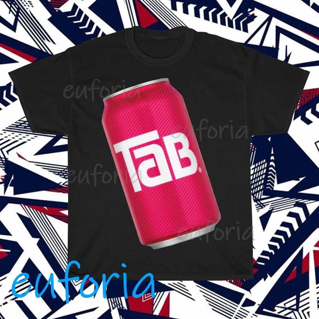 Новая футболка TAB Логотип компании Cola Забавная Размеры от S до 5XL