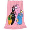 Barbapapa Love Blankets Flannel Funny Warm Throw Blanket for Home Restaurant Spring Autumn