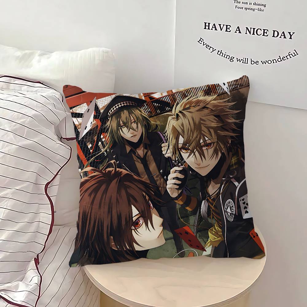 Anime A-AM-NESIA Cushion Cover Car Throw Pillow Case For Sofa Car Christmas Gift 40x40cm 45x45cm