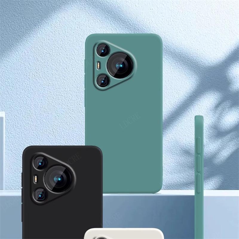 Для Huawei Pura 70 Pro Чехол Крышка Huawei Pura 70 Pro Capas Новый Задний Оригинальный Ударопрочный ТПУ Мягкий Чехол Huawei Pura 70 Pro Fundas