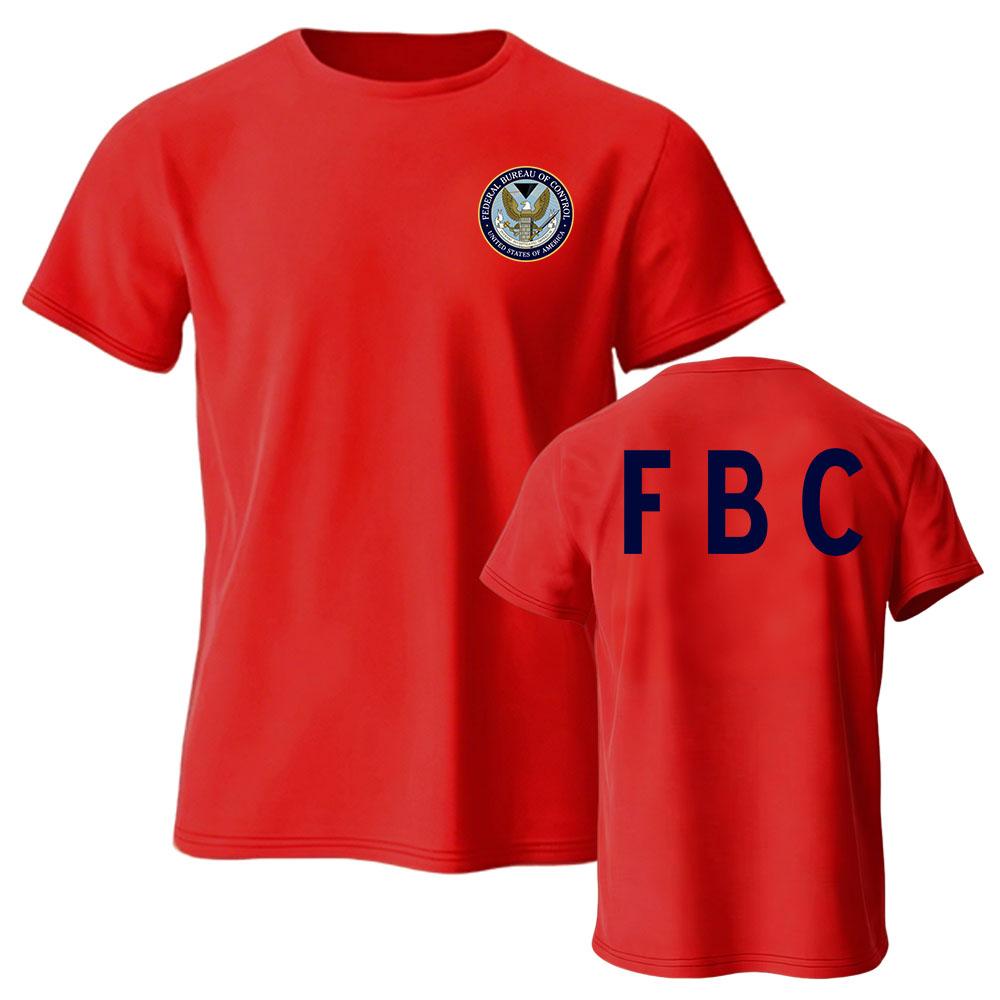 Federal Bureau of Control Tee FBC Graphic Print T-shirt Unisex Streetwear Short Sleeve Cotton Soft Tshirts Men Women Tops