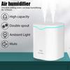 2000ML USB Air Humidifier Double Spray Port Essential Oil Aromatherapy Humificador Cool Mist Maker Fogger Purify for Home Office
