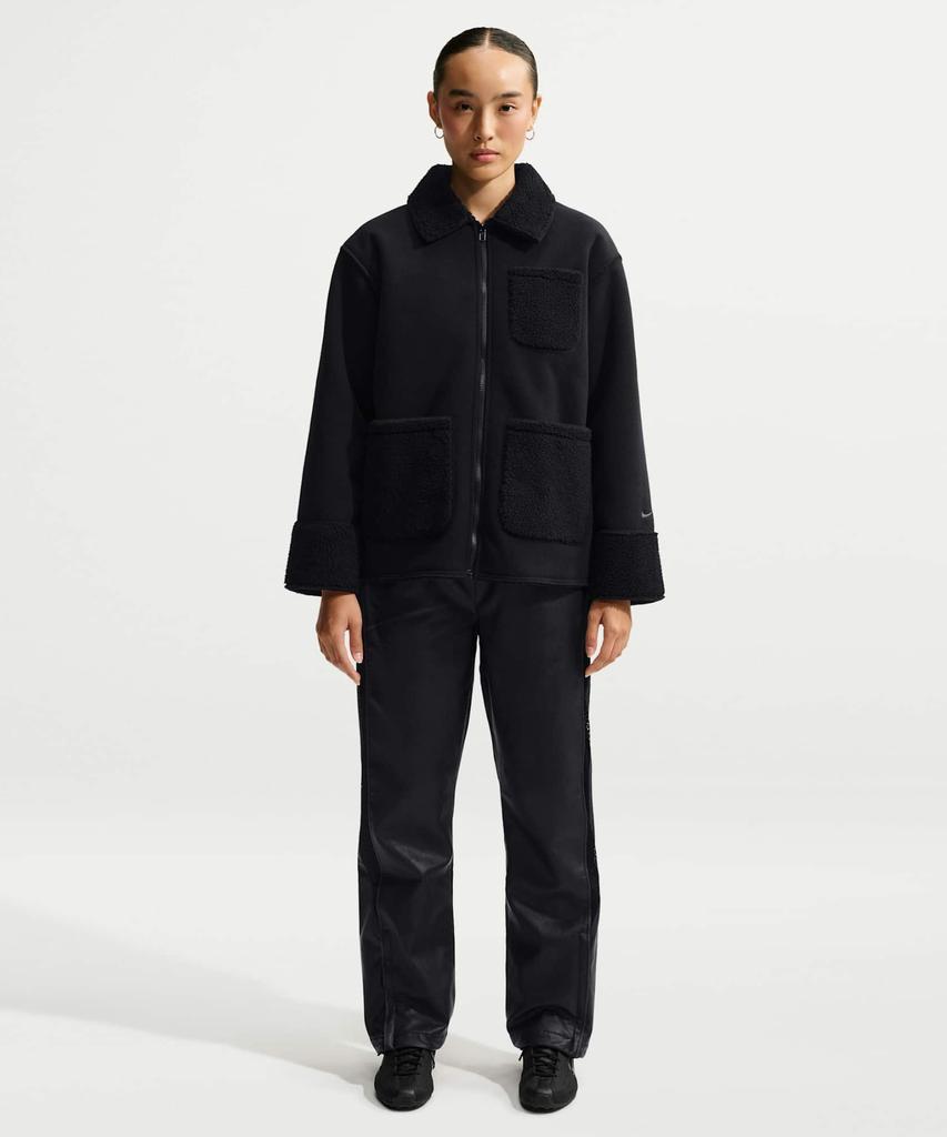 NIKE Sportswear Oversized Therma Fit Chore Jacket W - Black: Anthracite / Ix7052-010