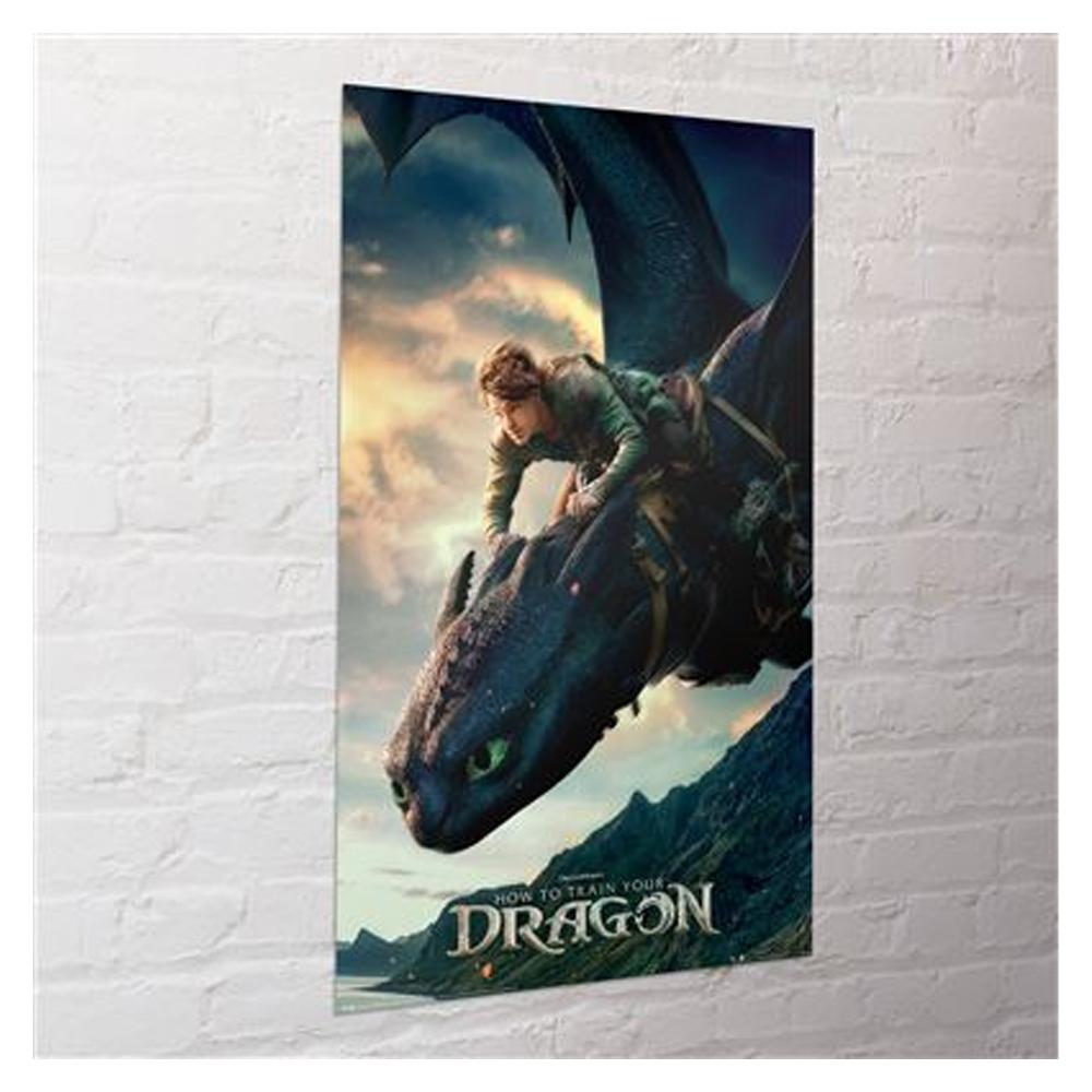 How To Train Your Dragon Live Action Toothless Paper Poster