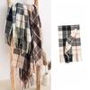 British Style Scarf Women's Autumn and Winter New High End Thickened Scarf Shawl Dual Purpose Warm Scarf