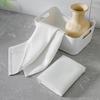 FOXNOV Absorbent Microfiber Dishcloths for Kitchen, Dish, and Glass Wiping (45 x 37cm) - Hotel-Grade, Commercial Use, White (Set of 3) - Perfect as a