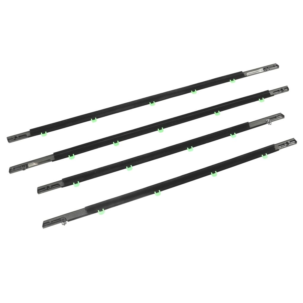 4Pcs Weatherstrip Window Seal 72410 T0G A01 Waterproof Antidust Noise Reduction Replacement for CR‑V