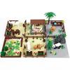 Farm Animal Building Blocks Set: Cow, Pig, Chicken & Horse DIY Kit
