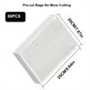 50PCS/Lot BPA-Free Vacuum Food Bags, Vacuum Sealed Storage Bags For Food Storage and Preservation,Reusable Vacuum Sealer Bag