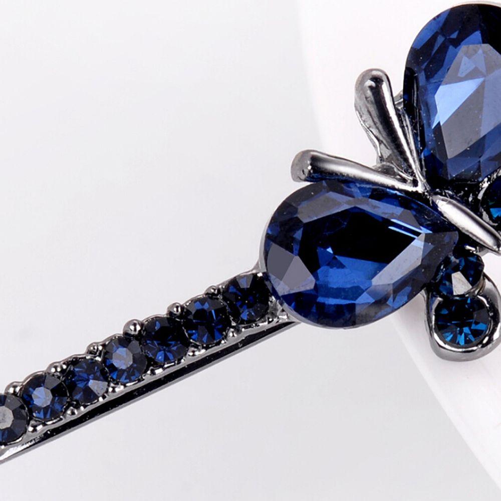 Accessories Women Girls Barrette Hairpin Bling Headwear Edge Clamp Crystal Rhinestone Hair Clip