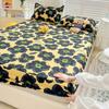 1pc Queen Bed Sheets with Elastic Band Adjusted Bed Cover Queen/King Sabanas Cama Matrimonial Flower Printed Sheet No Pillowcase